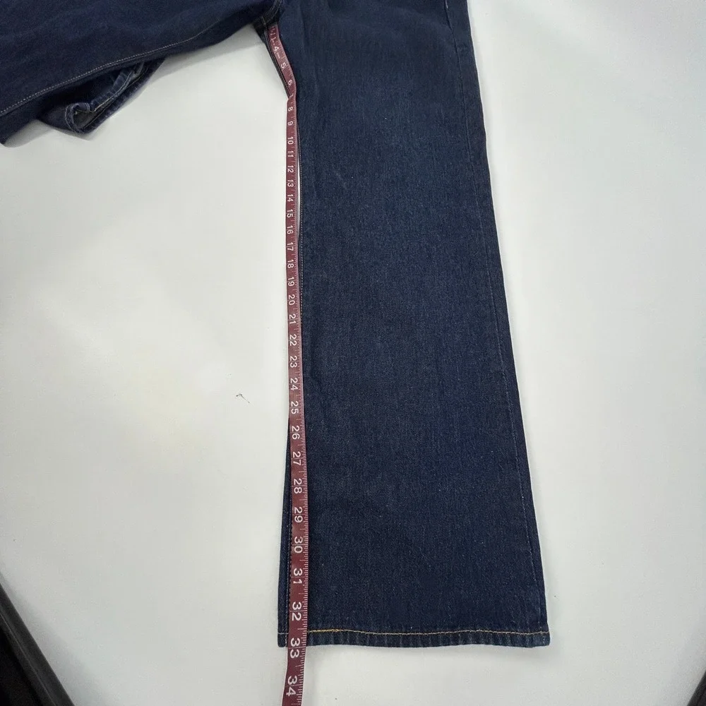 Levi's 501xx Denim Jeans Men's 44x36 (Act 40x33) Dark Wash Button‎ Fly